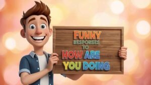 funny responses to how are you doing